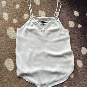 V Neck Cami With Mesh Detail